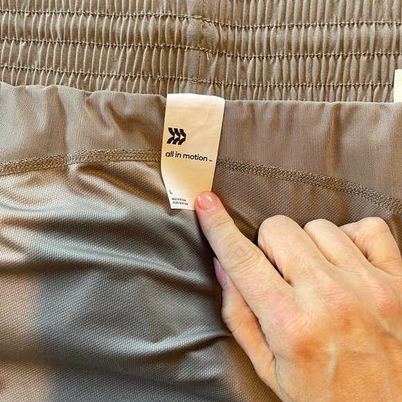 All In Motion Tan Running Short - Picture 4 of 13